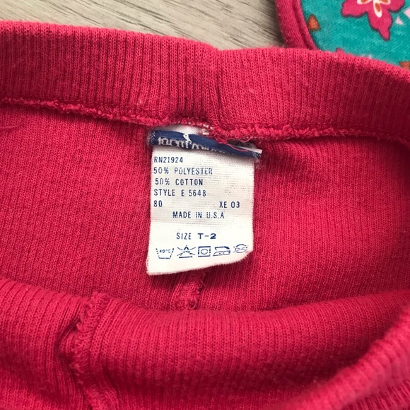 Vintage Polly Flinders Toddler Clothing Set, Pink and Turquoise Size T-2 - Picture 10 of 11